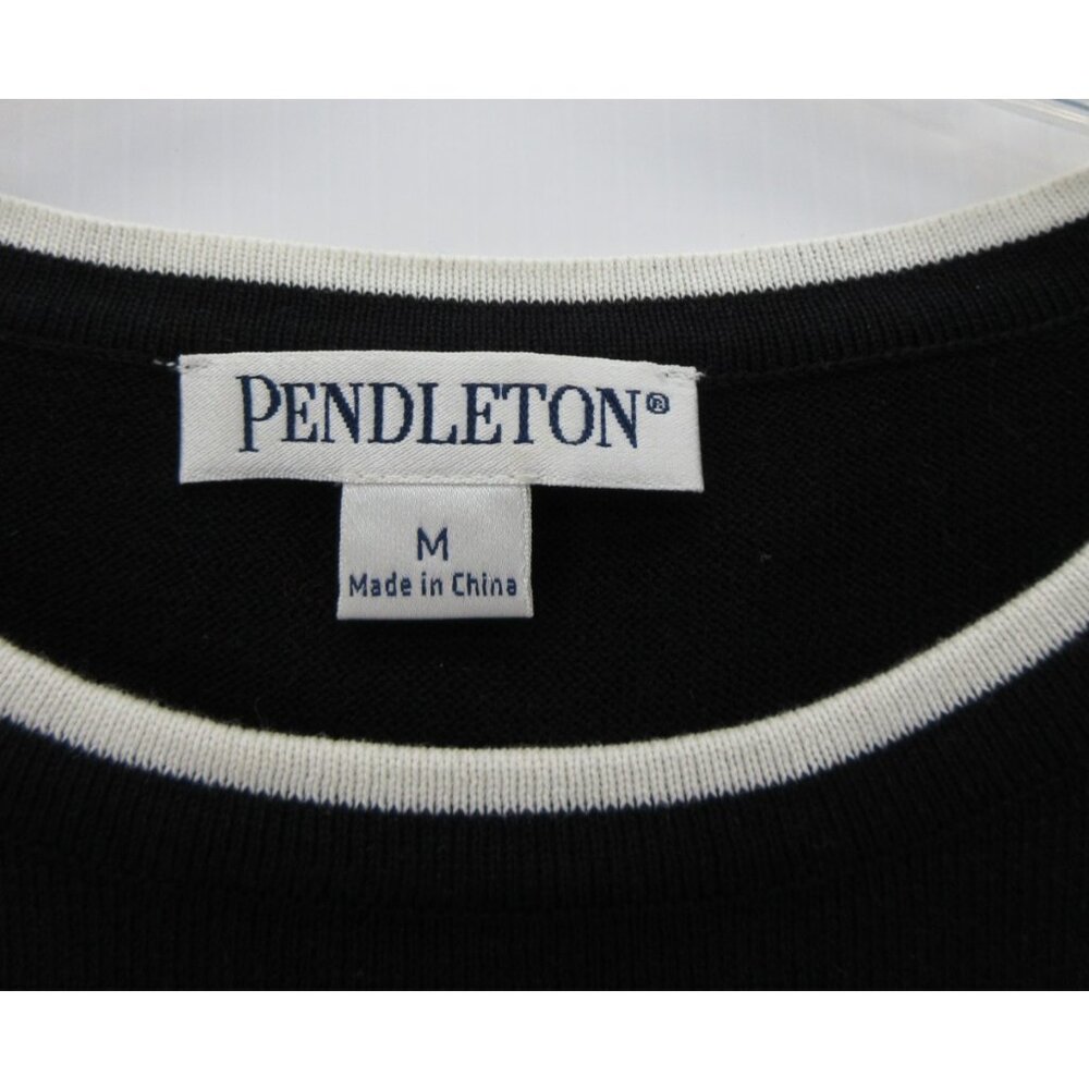 Pendleton Sweater Medium Vest Pullover Ringer Cla… - image 7